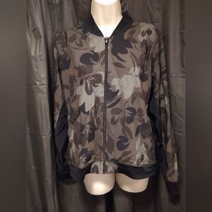 Floral Zip-Up Jacket